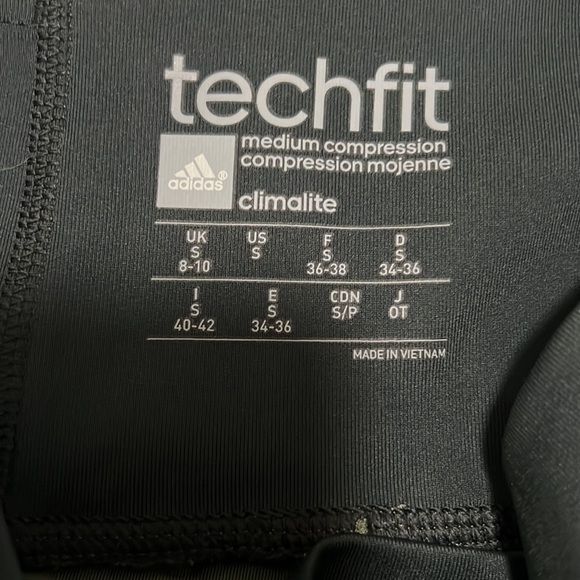 Adidas Crop Compression Leggings - Picture 2 of 7